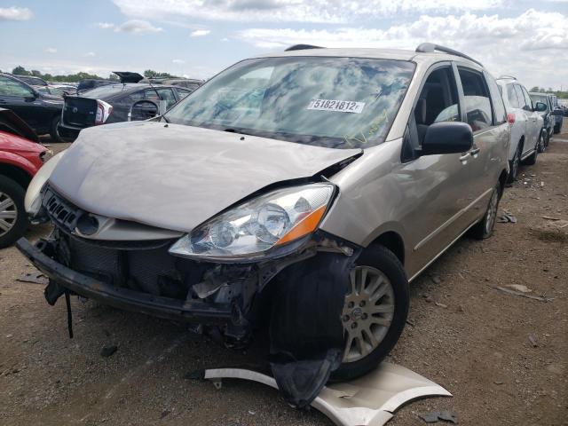 5TDZK23C48S154772 - 2008 TOYOTA SIENNA CE BEIGE photo 2