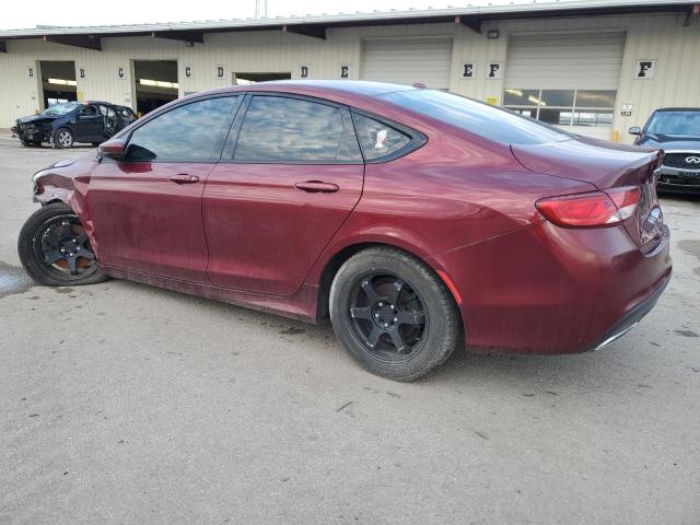 1C3CCCBB3FN565962 - 2015 CHRYSLER 200 S BURGUNDY photo 2