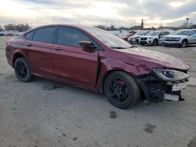 1C3CCCBB3FN565962 - 2015 CHRYSLER 200 S BURGUNDY photo 4