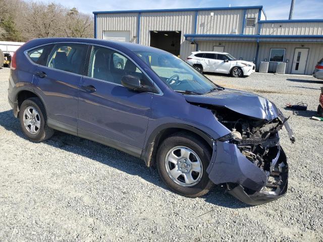 2HKRM3H36EH546064 - 2014 HONDA CR-V LX BLUE photo 4