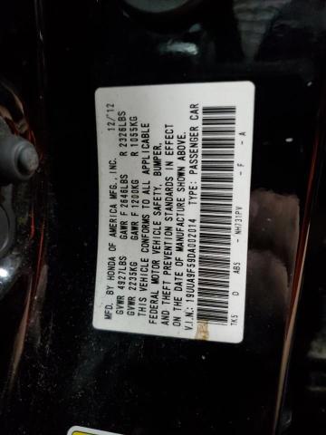 19UUA9F59DA002014 - 2013 ACURA TL TECH BLACK photo 12