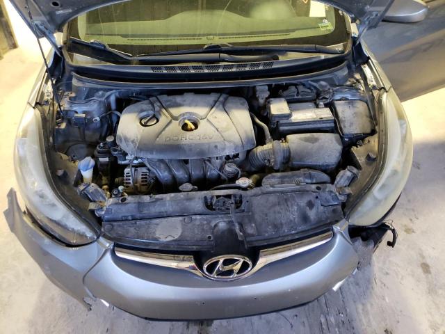 KMHDH4AEXFU393286 - 2015 HYUNDAI ELANTRA SE GRAY photo 11