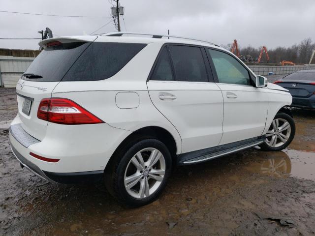 4JGDA5HB6FA551114 - 2015 MERCEDES-BENZ ML 350 4MATIC WHITE photo 3