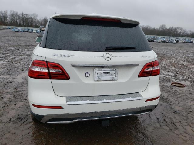 4JGDA5HB6FA551114 - 2015 MERCEDES-BENZ ML 350 4MATIC WHITE photo 6