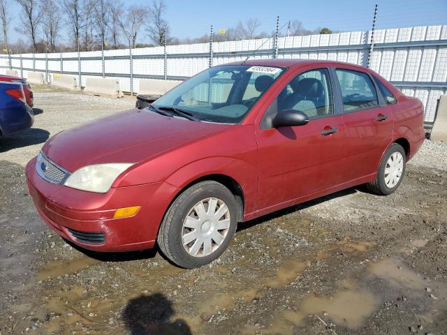 1FAFP34N85W283139 - 2005 FORD FOCUS ZX4 RED photo 1