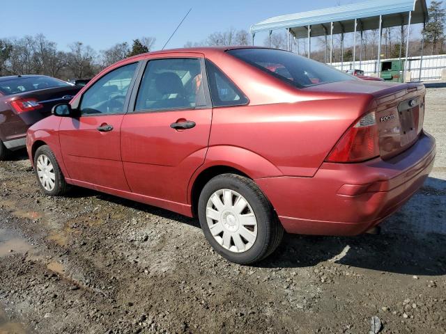 1FAFP34N85W283139 - 2005 FORD FOCUS ZX4 RED photo 2