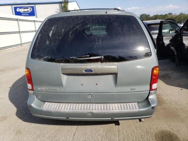 2FMZA52452BB16017 - 2002 FORD WINDSTAR SE GREEN photo 6