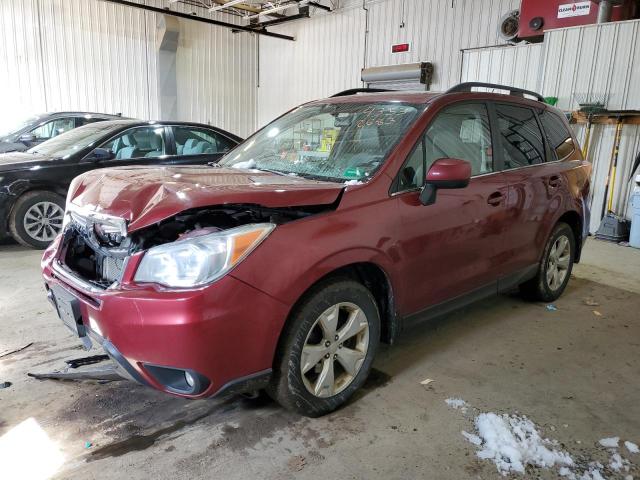 JF2SJAHC4EH457138 - 2014 SUBARU FORESTER 2.5I LIMITED BURGUNDY photo 1