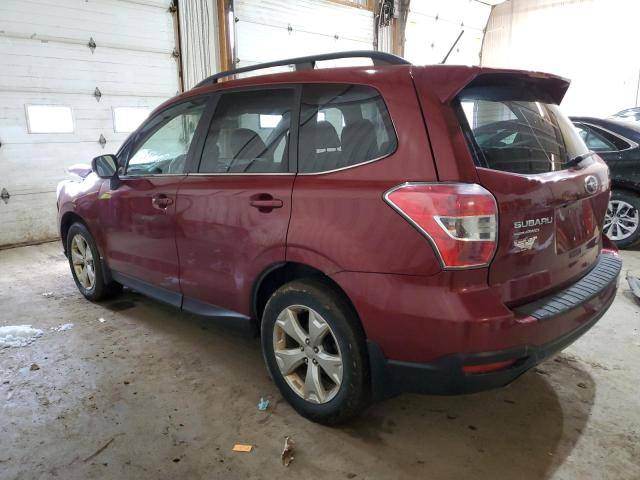 JF2SJAHC4EH457138 - 2014 SUBARU FORESTER 2.5I LIMITED BURGUNDY photo 2