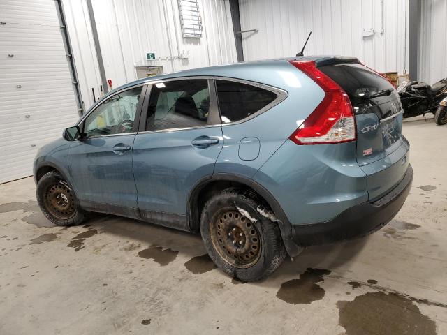 2HKRM4H54EH130490 - 2014 HONDA CR-V EX TEAL photo 2