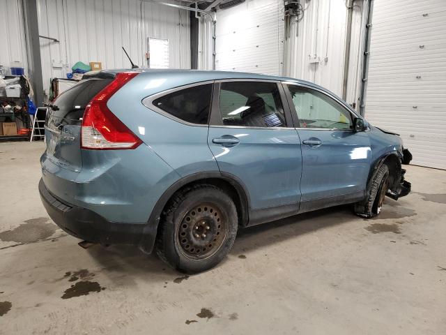 2HKRM4H54EH130490 - 2014 HONDA CR-V EX TEAL photo 3