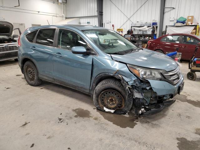 2HKRM4H54EH130490 - 2014 HONDA CR-V EX TEAL photo 4