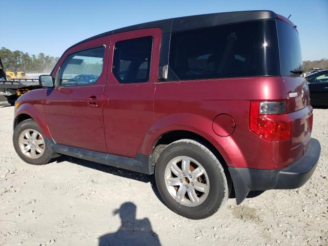 5J6YH187X7L011562 - 2007 HONDA ELEMENT EX BURGUNDY photo 2