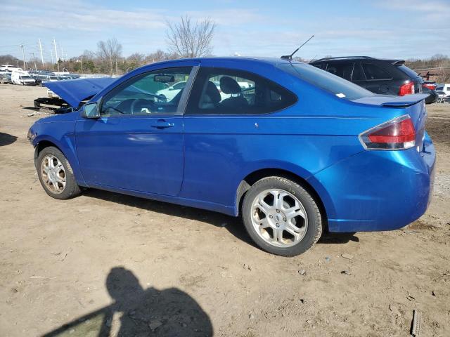 1FAHP3CN0AW223599 - 2010 FORD FOCUS SE BLUE photo 2