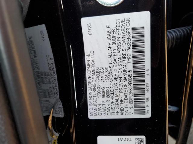 19XFL2H86PE004515 - 2023 HONDA CIVIC SPORT 黑色 照片 12