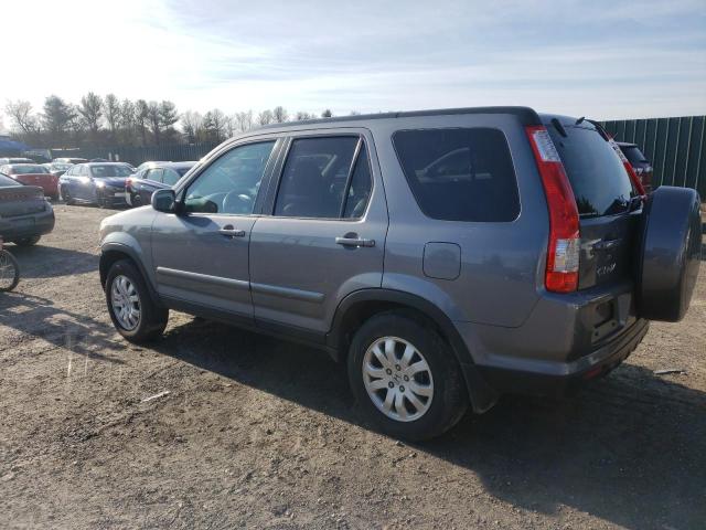 SHSRD78986U403878 - 2006 HONDA CR-V SE GRAY photo 2