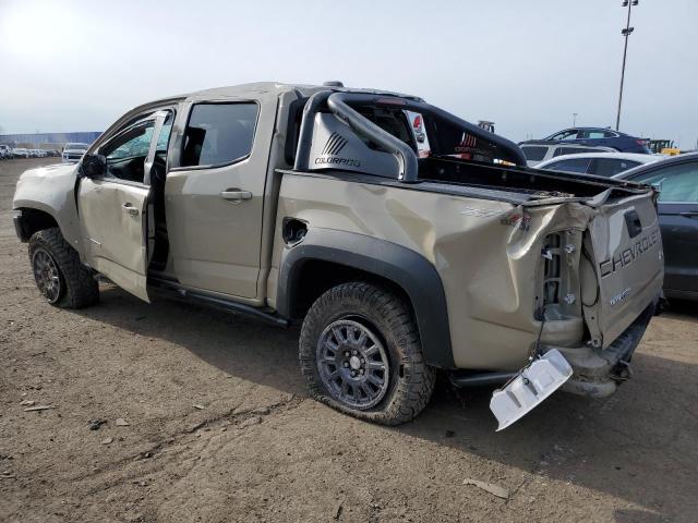 1GCGTEEN2N1208163 - 2022 CHEVROLET COLORADO ZR2 TAN photo 2