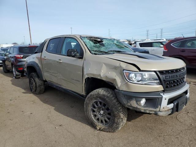 1GCGTEEN2N1208163 - 2022 CHEVROLET COLORADO ZR2 TAN photo 4
