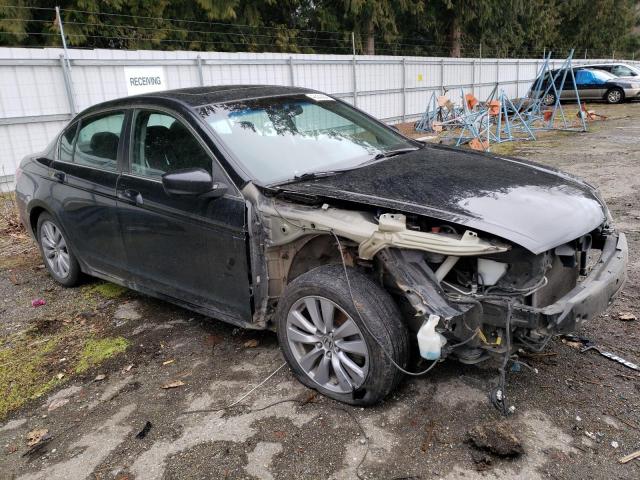 1HGCP2F78BA077612 - 2011 HONDA ACCORD EX BLACK photo 4