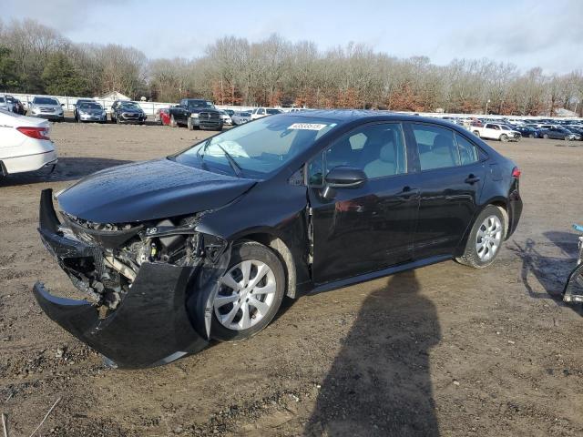 5YFEPMAE1MP193631 - 2021 TOYOTA COROLLA LE BLACK photo 1