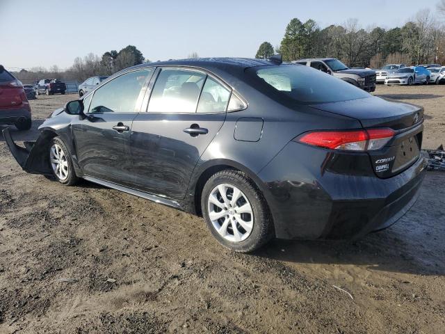 5YFEPMAE1MP193631 - 2021 TOYOTA COROLLA LE BLACK photo 2