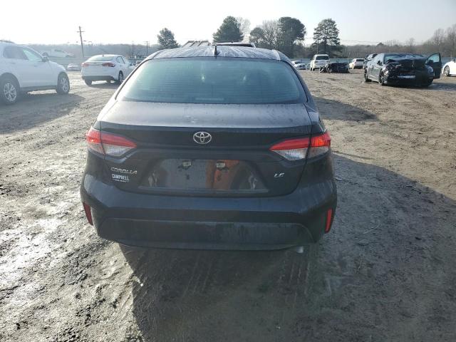 5YFEPMAE1MP193631 - 2021 TOYOTA COROLLA LE BLACK photo 6