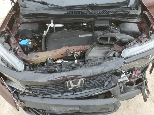 5FNYF7H55LB001855 - 2020 HONDA PASSPORT EXL MAROON photo 12