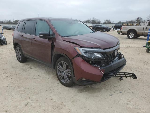 5FNYF7H55LB001855 - 2020 HONDA PASSPORT EXL MAROON photo 4