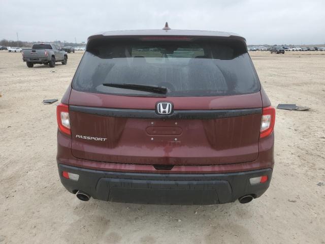 5FNYF7H55LB001855 - 2020 HONDA PASSPORT EXL MAROON photo 6