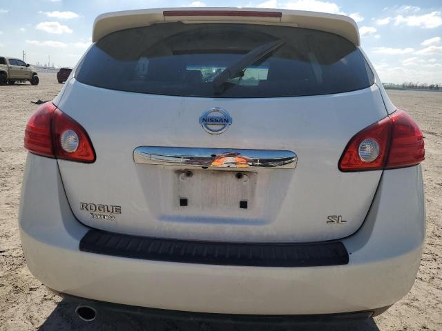 JN8AS5MT6DW512806 - 2013 NISSAN ROGUE S WHITE photo 6