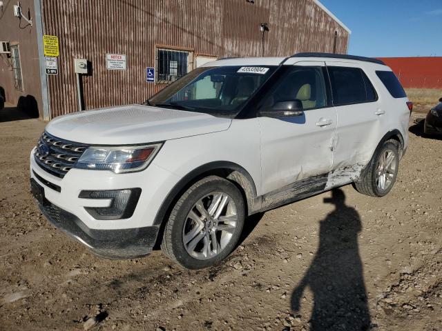 1FM5K8D81GGB18487 - 2016 FORD EXPLORER XLT WHITE photo 1