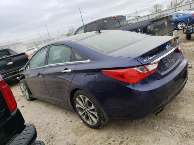 5NPEC4AB2DH666841 - 2013 HYUNDAI SONATA SE BLUE photo 2