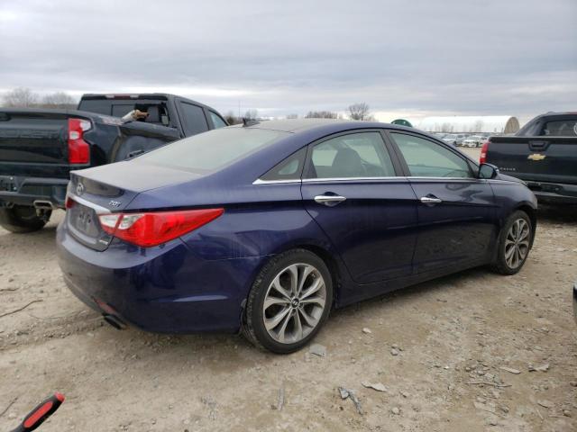 5NPEC4AB2DH666841 - 2013 HYUNDAI SONATA SE BLUE photo 3