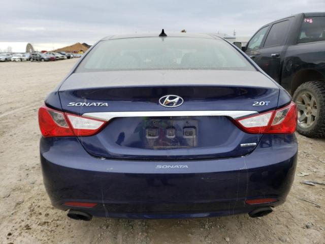 5NPEC4AB2DH666841 - 2013 HYUNDAI SONATA SE BLUE photo 6