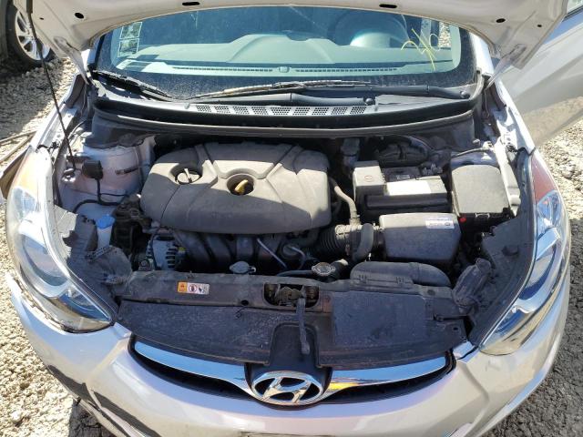 KMHDH4AE4DU829529 - 2013 HYUNDAI ELANTRA GL SILVER photo 11