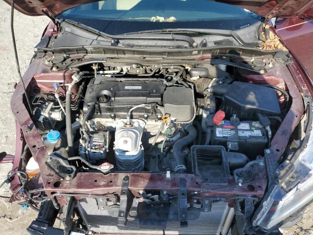 1HGCR2F81GA201696 - 2016 HONDA ACCORD EXL BURGUNDY photo 11