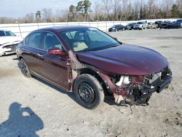 1HGCR2F81GA201696 - 2016 HONDA ACCORD EXL BURGUNDY photo 4