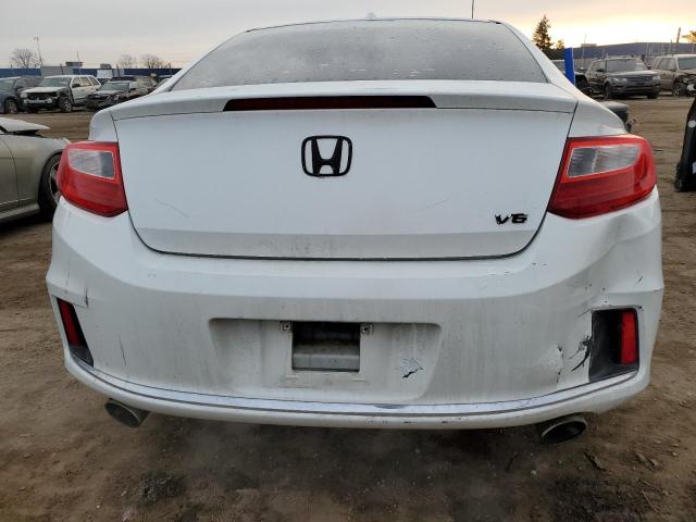 1HGCT2B89DA002138 - 2013 HONDA ACCORD EXL WHITE photo 6