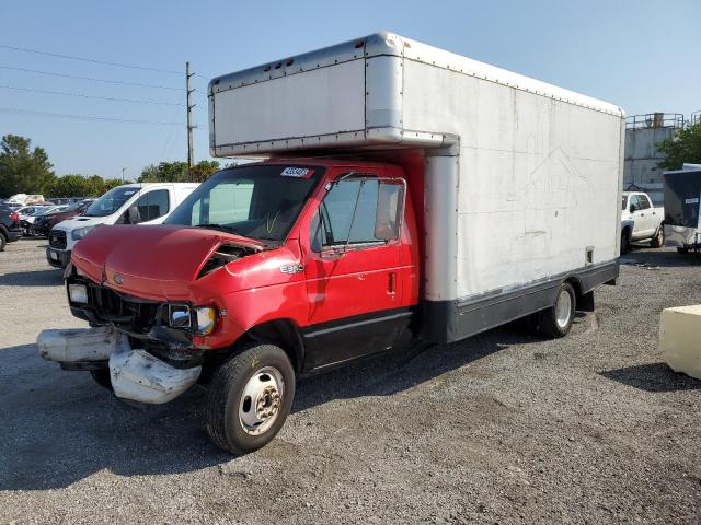 1FDWE35S7YHA78842 - 2000 FORD ECONOLINE E350 SUPER DUTY CUTAWAY VAN RED photo 2