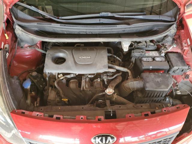 KNADM4A34H6006816 - 2017 KIA RIO LX RED photo 11