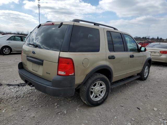 1FMZU62K73UA05962 - 2003 FORD EXPLORER XLS BEIGE photo 3