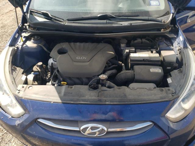 KMHCT4AE2GU062620 - 2016 HYUNDAI ACCENT SE BLUE photo 11