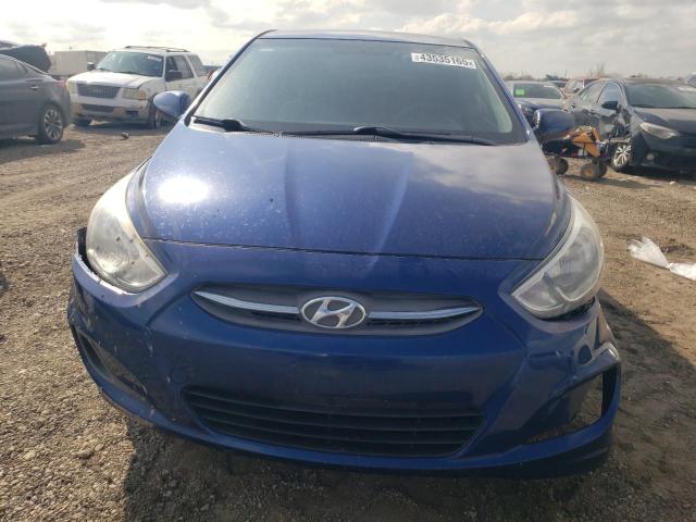 KMHCT4AE2GU062620 - 2016 HYUNDAI ACCENT SE BLUE photo 5