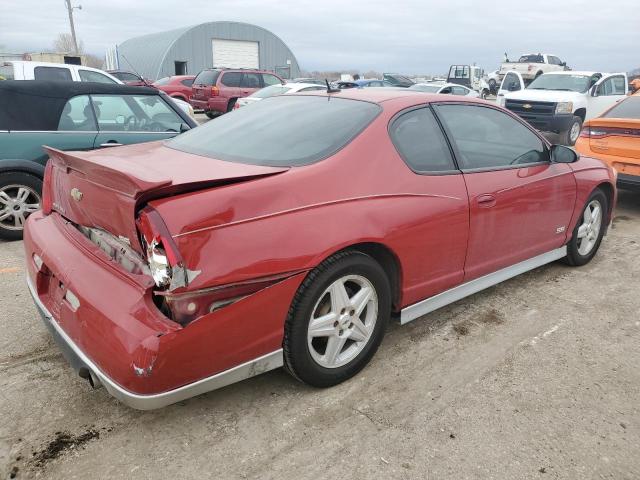 2G1WL15C479307965 - 2007 CHEVROLET MONTE CARL SS RED photo 3