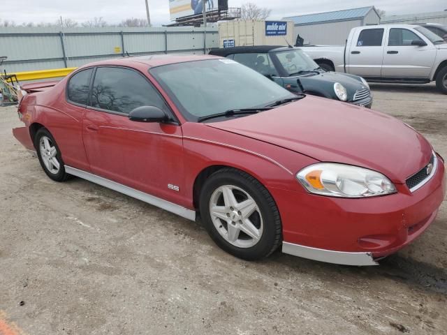 2G1WL15C479307965 - 2007 CHEVROLET MONTE CARL SS RED photo 4