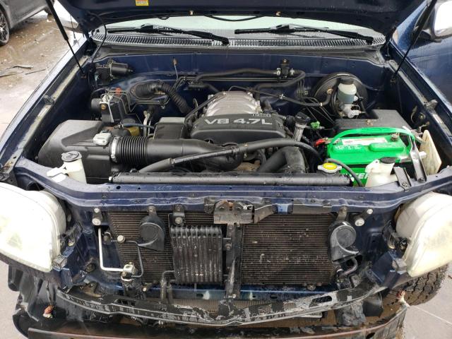 5TBRT34173S370200 - 2003 TOYOTA TUNDRA ACCESS CAB SR5 BLUE photo 11