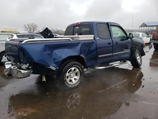 5TBRT34173S370200 - 2003 TOYOTA TUNDRA ACCESS CAB SR5 BLUE photo 3