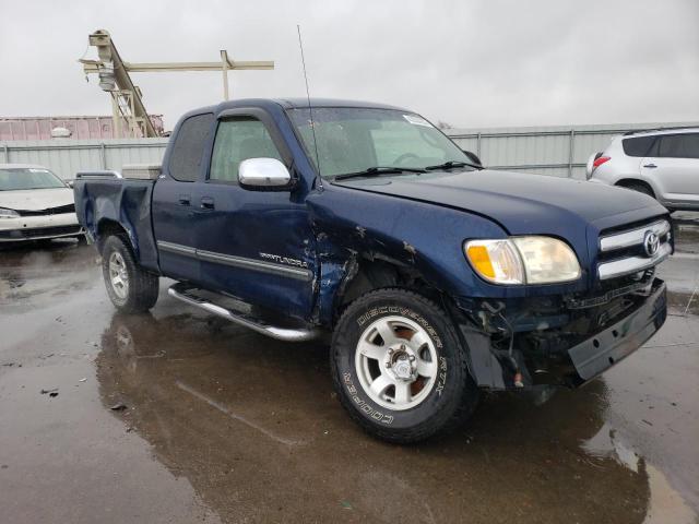 5TBRT34173S370200 - 2003 TOYOTA TUNDRA ACCESS CAB SR5 BLUE photo 4