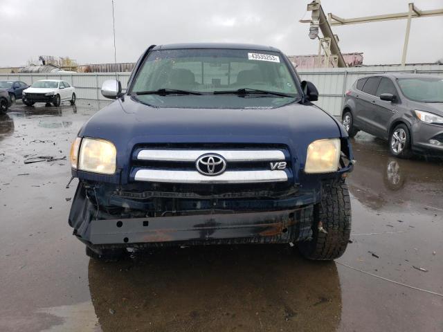 5TBRT34173S370200 - 2003 TOYOTA TUNDRA ACCESS CAB SR5 BLUE photo 5