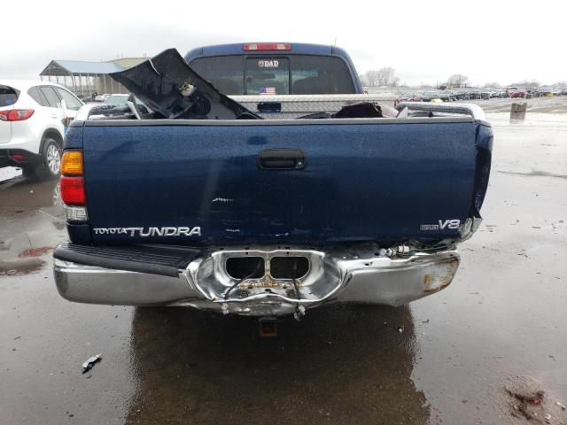 5TBRT34173S370200 - 2003 TOYOTA TUNDRA ACCESS CAB SR5 BLUE photo 6